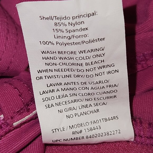 Freshwater Tankini Top – Size M – Fuchsia Pink - Picture 10 of 10